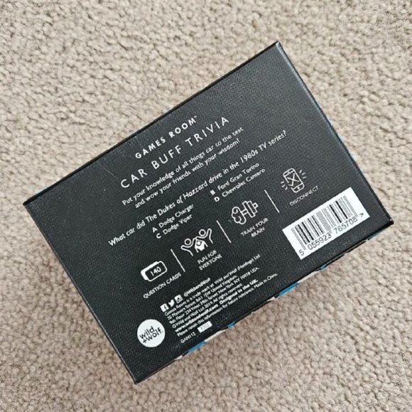 Ridley’s Car Buff Trivia Card Game Car Quiz Game for Kids and Adults – 2+ Player - Picture 5 of 5